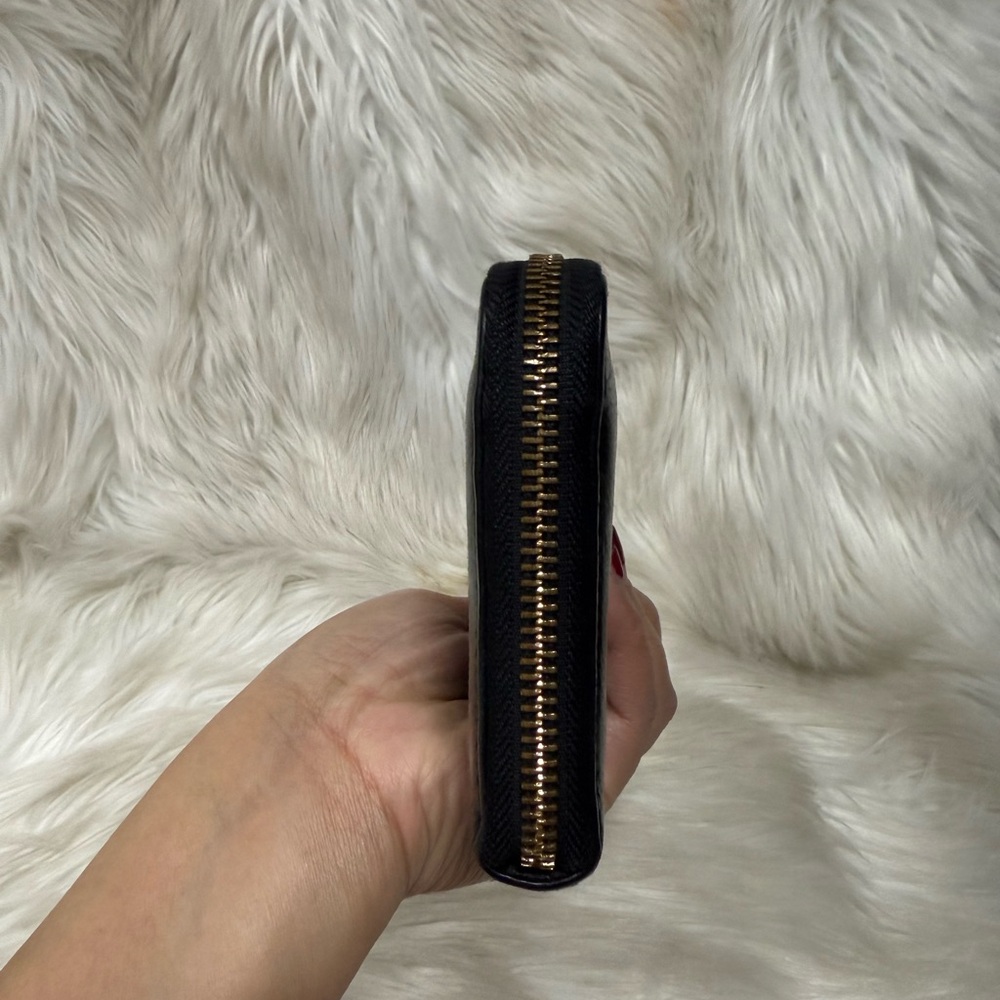 🔥SALE🔥Authentic Tory Burch Black Leather Long Wallet - Picture 11 of 13